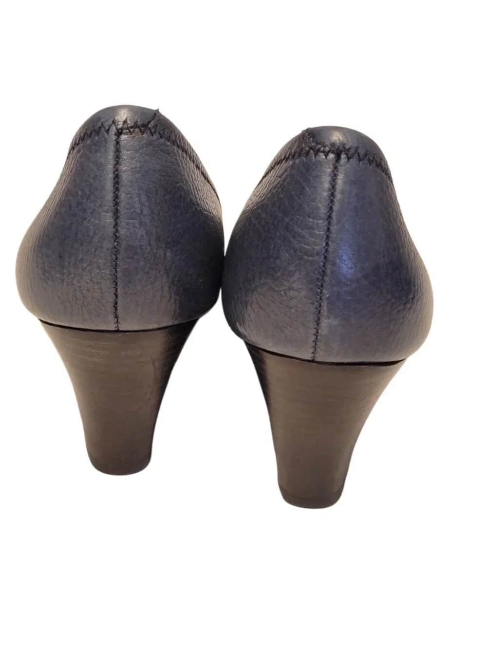 Tory Burch Sally 2 Peep Toe Pebbled Leather Wedge